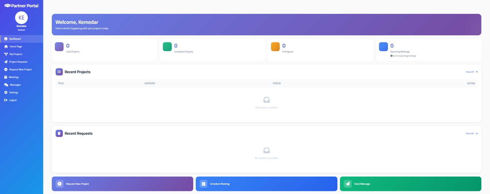Partner Dashboard Preview